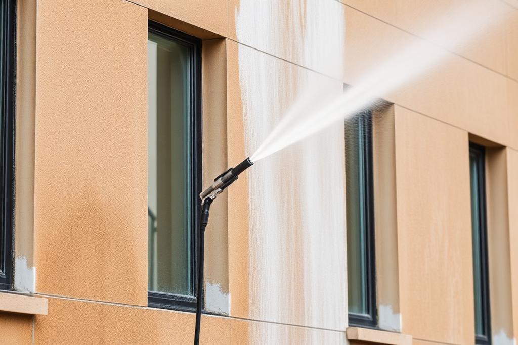 Lavado de fachadas — servicio profesional de REMODEL BIS en Barranquilla