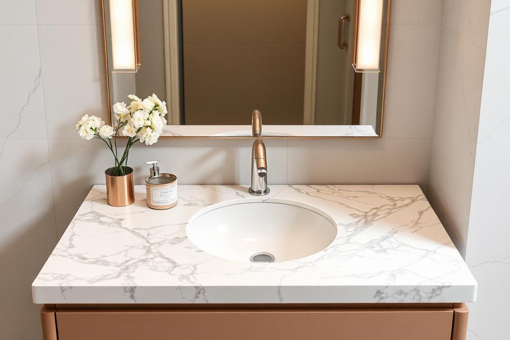 Cubiertas de muebles de baño — servicio profesional de REMODEL BIS en Barranquilla
